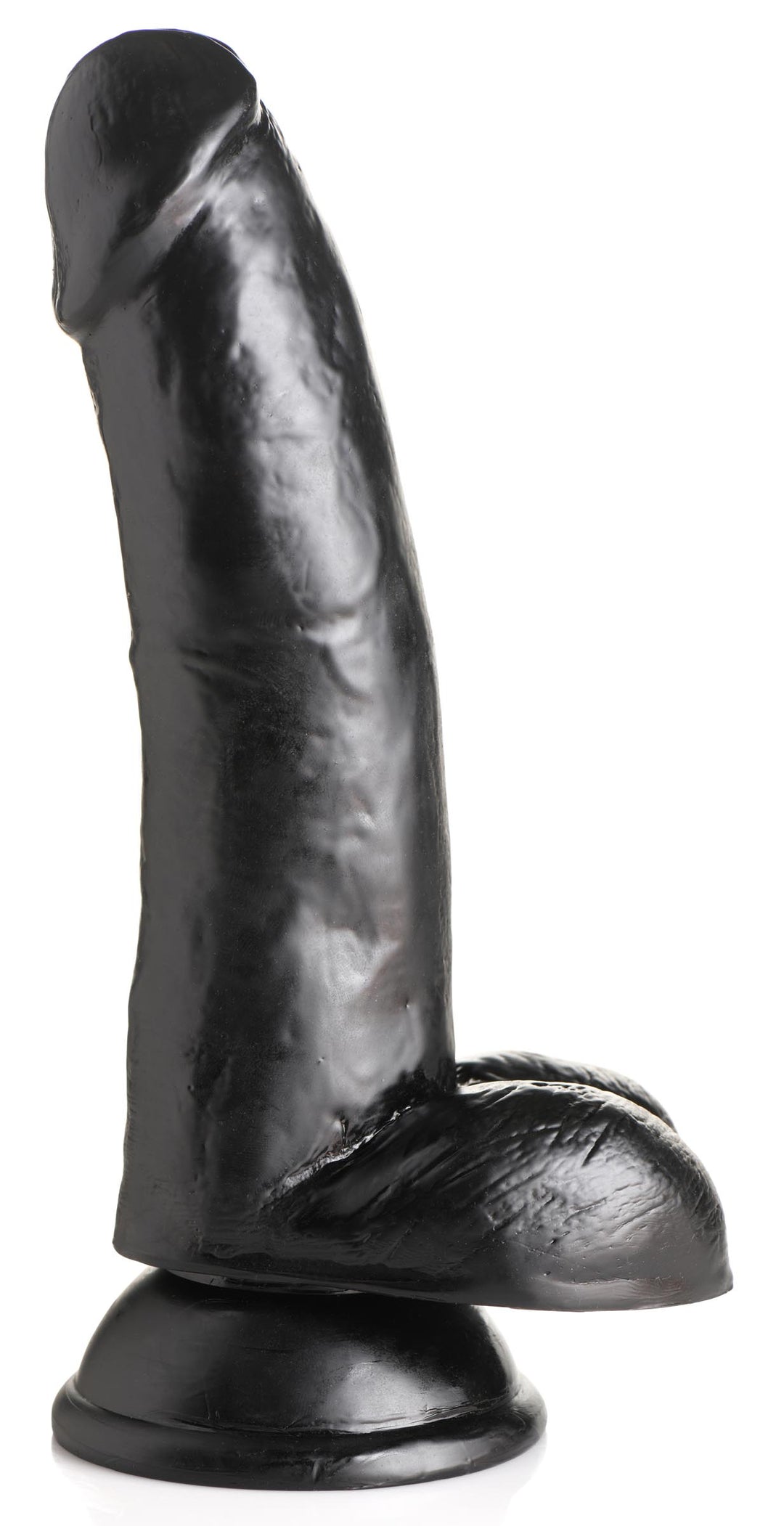 8 Inch Black Jock Realistic Dildo - Small Realistic Dildo - Lifelike Dildo