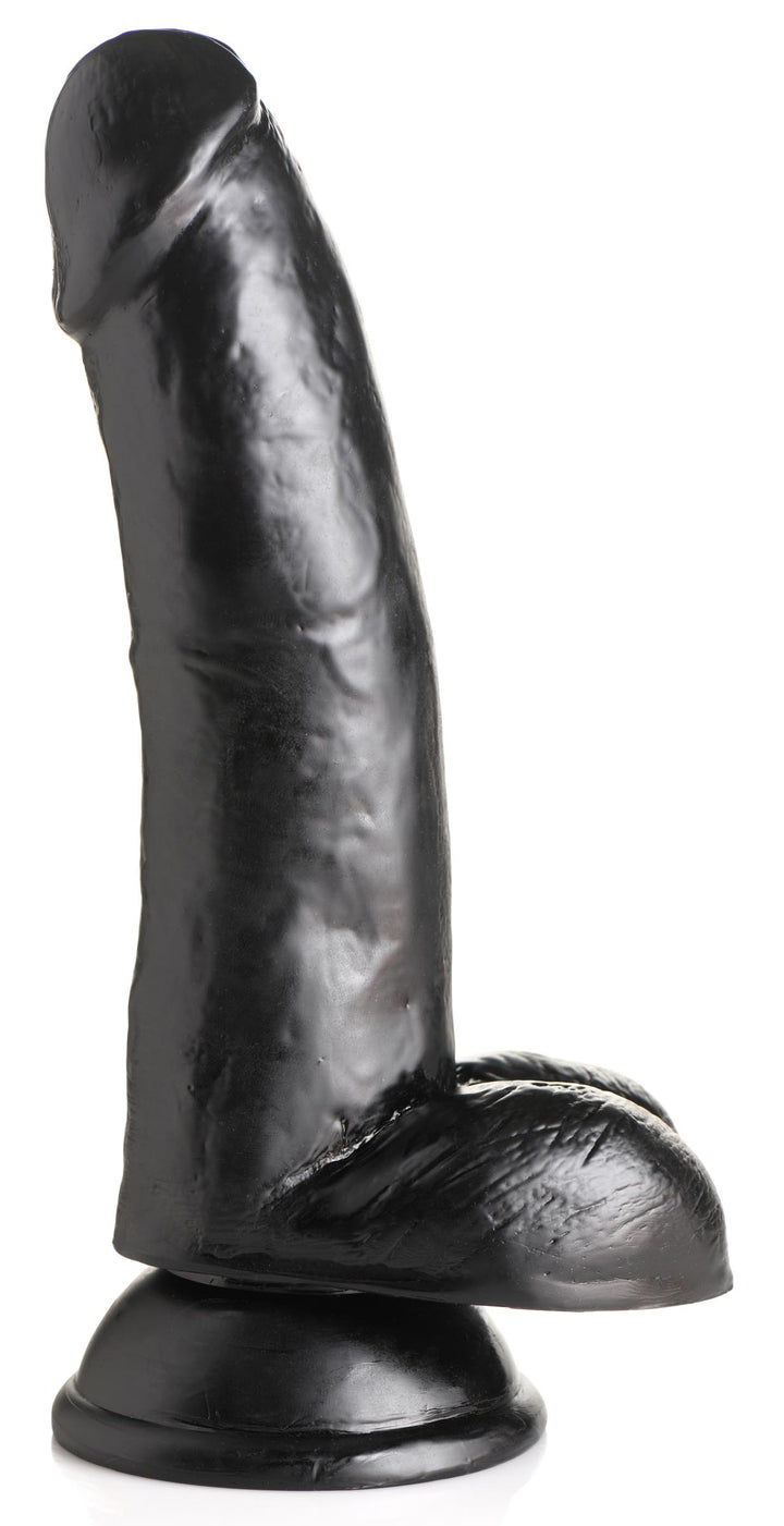8 Inch Black Jock Realistic Dildo - Small Realistic Dildo - Lifelike Dildo