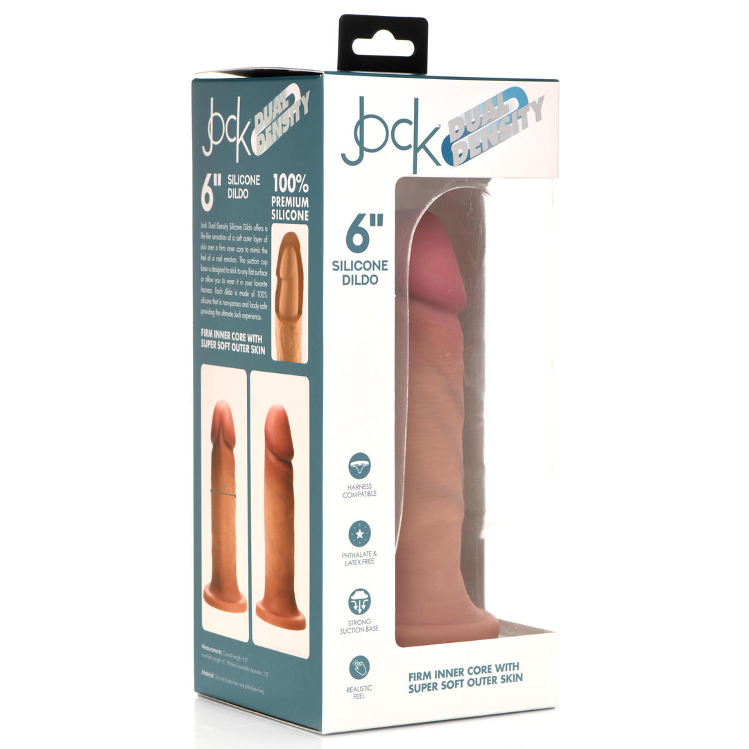 Jock Ultra Realistic Dual Density Silicone Dildo 6 Inch