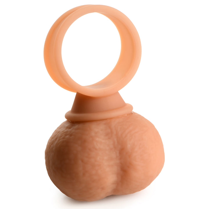 Jock 28X Vibrating Silicone Balls Cock Ring with Remote