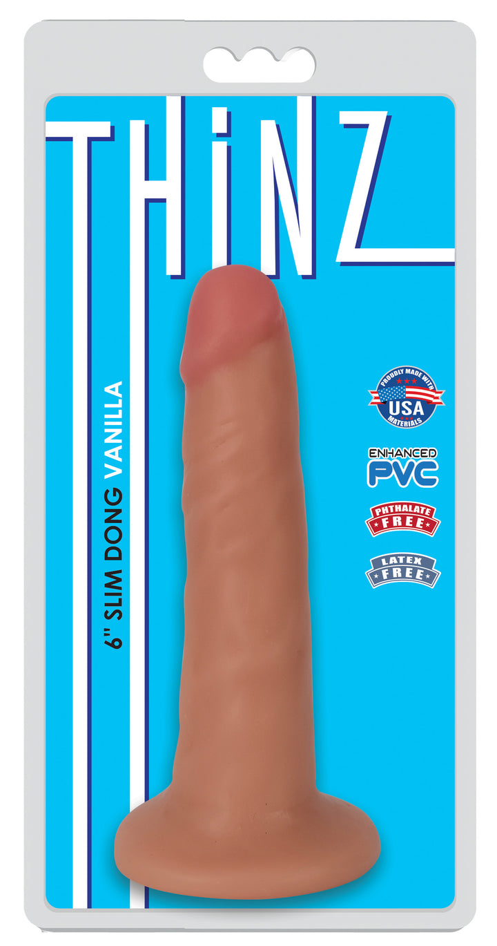 Thinz 6 Inch Slim Dong with Suction Cup