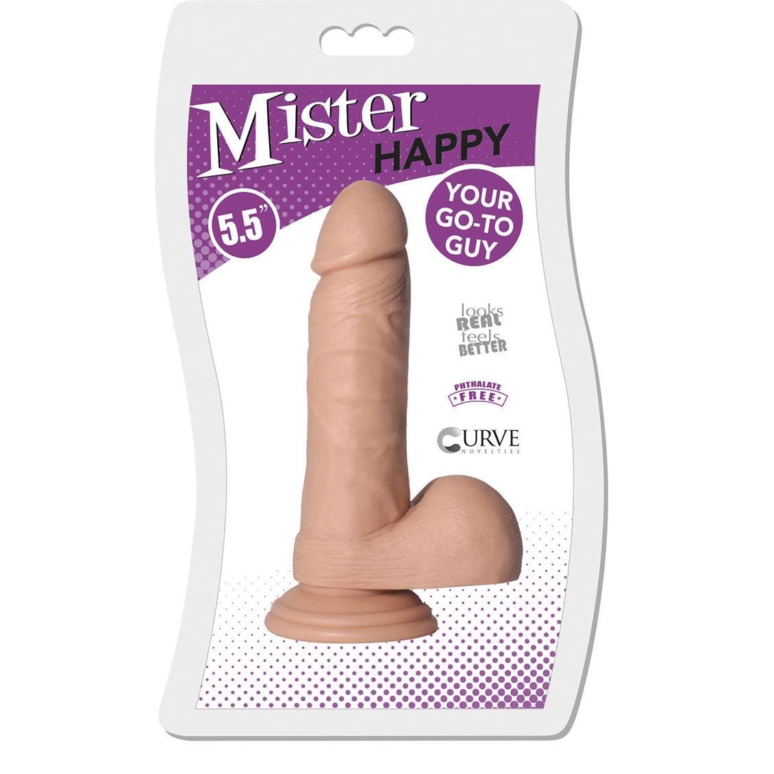 Mister Happy 5.5 Inch Realistic Dildo with Balls