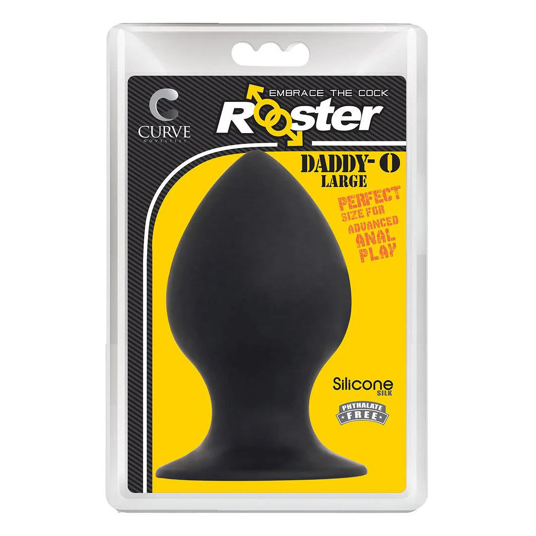 Daddy-O Silicone Anal Plug with Suction Cup Base