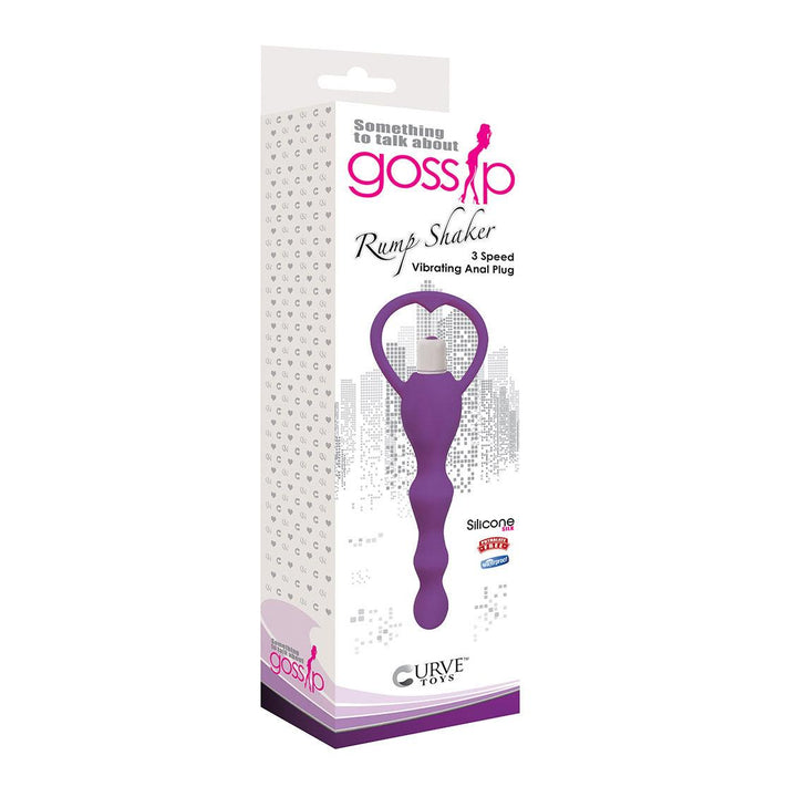 Rump Shaker 3X Vibrating Silicone Anal Plug