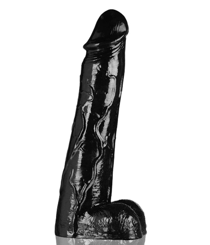 35.5 Inch Black Moby Extreme Dildo - Extra Large Dildo - Huge Realistic Dildo