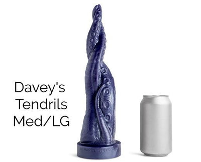 DAVY'S TENDRILS TENTACLE DILDO - FOUR SIZES | MrHankeysToys - The Dildo Hub