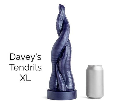 DAVY'S TENDRILS TENTACLE DILDO - FOUR SIZES | MrHankeysToys - The Dildo Hub