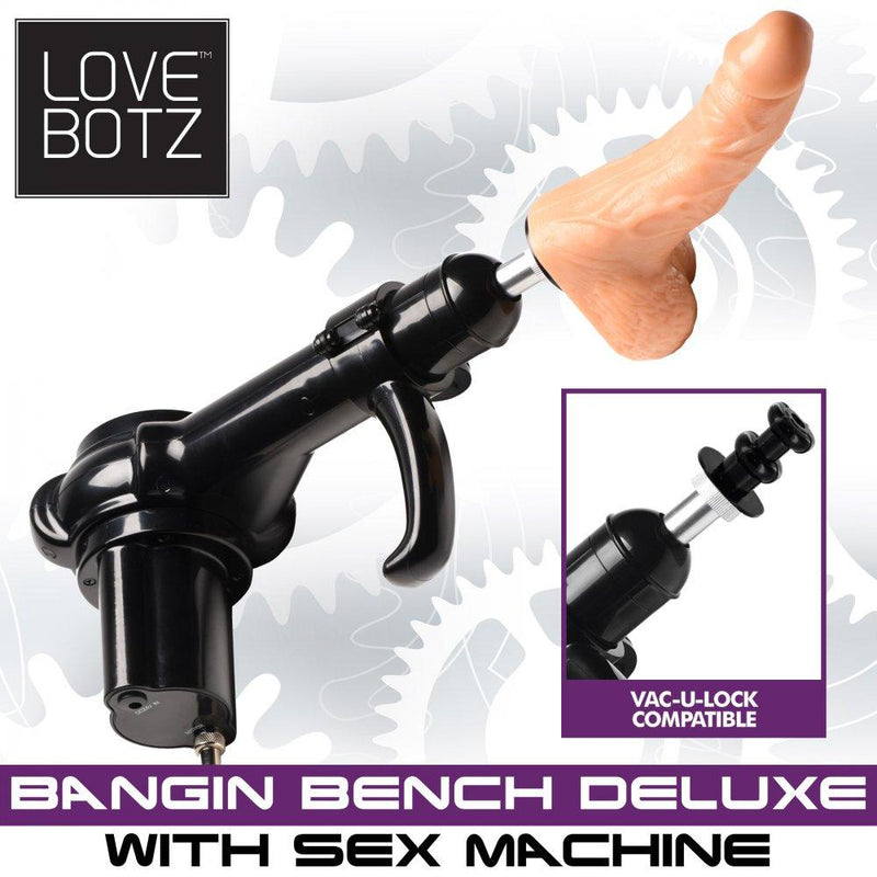 Deluxe Bangin Bench with Sex Machine - The Dildo Hub