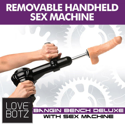 Deluxe Bangin Bench with Sex Machine - The Dildo Hub