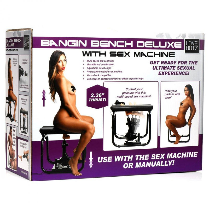 Deluxe Bangin Bench with Sex Machine - The Dildo Hub