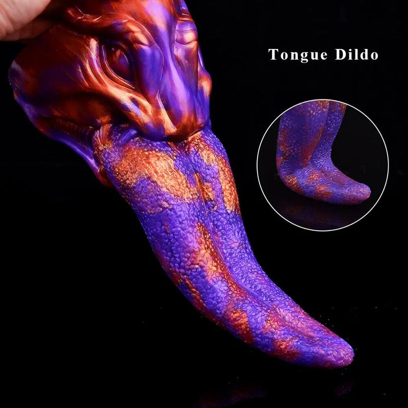 👹 DEMON TONGUE - 2 SIZES | Fantasy Dildo - Monster Dildo - Alien Dildo - The Dildo Hub