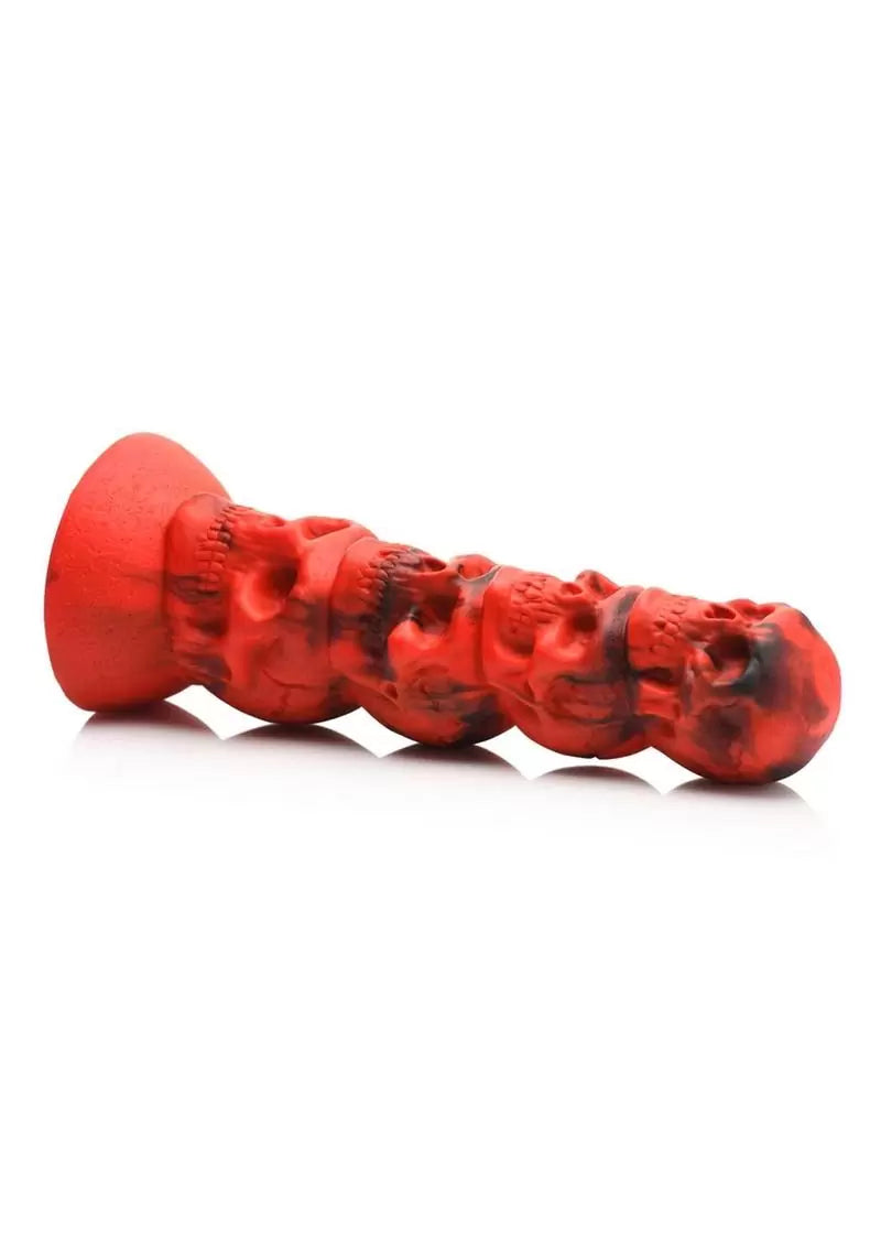 Doom 9.4 Inch Skull Tower Silicone Monster Dildo w/ Suction Cup