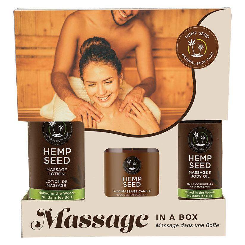 Earthly Body Massage In A Box Gift Set - packaging