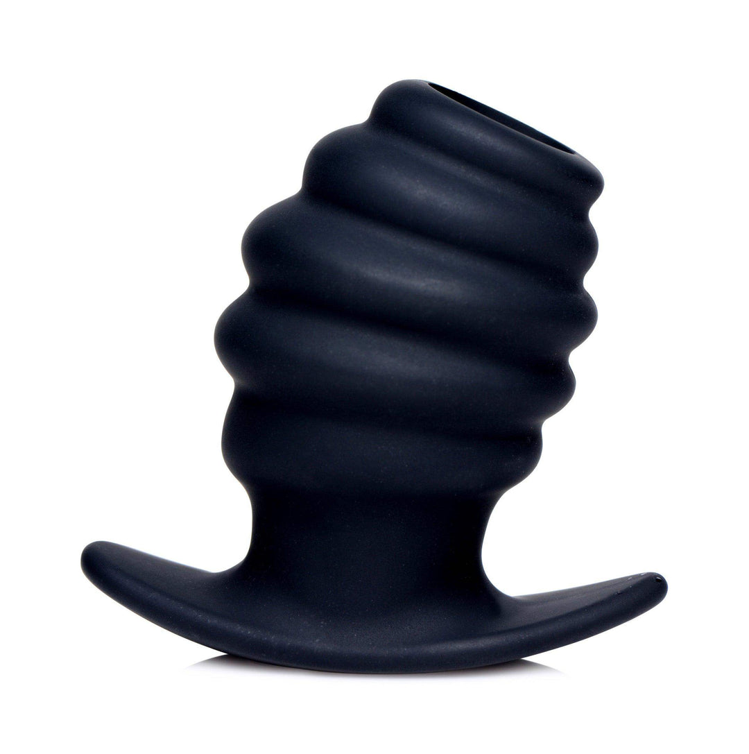 Hive Ass Tunnel Silicone Ribbed Hollow Anal Plug Small