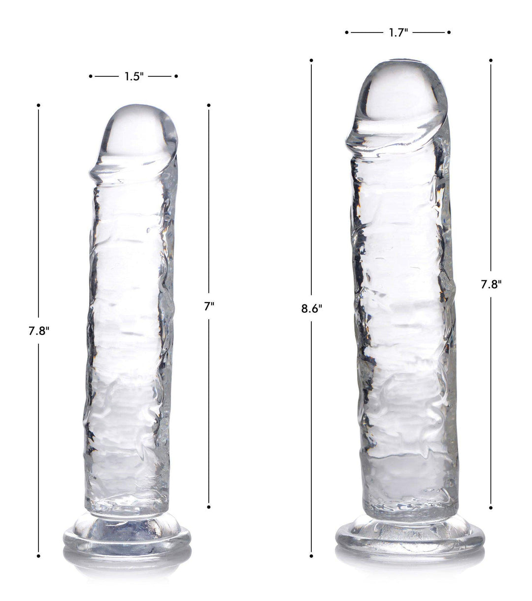 Jock C-Thru Realistic Dildo 8 Inch