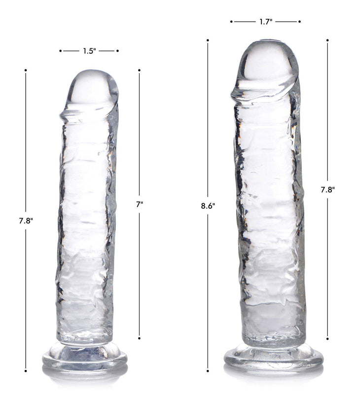Jock C-Thru Realistic Dildo 8 Inch