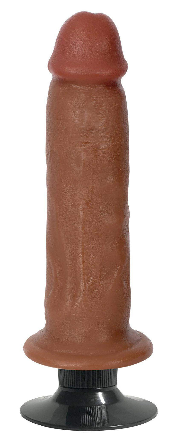 Jock Bareskin Vibrating Dildo in Dark 6 Inch
