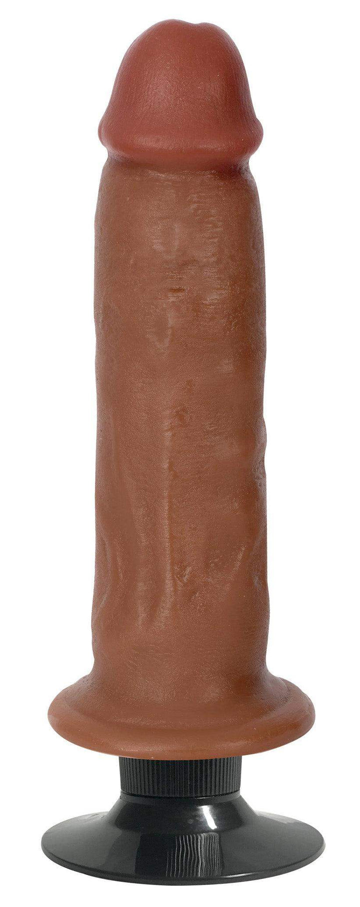 Jock Bareskin Vibrating Dildo in Dark 7 Inch