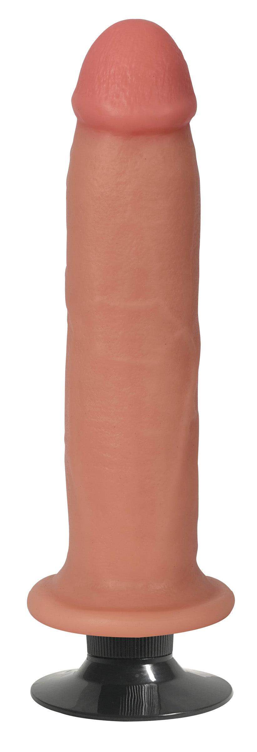 Jock Bareskin Vibrating Dildo in Light 8 Inch