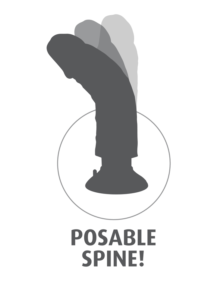 King Cock Vibrating Cock With Balls in Light 10 Inch