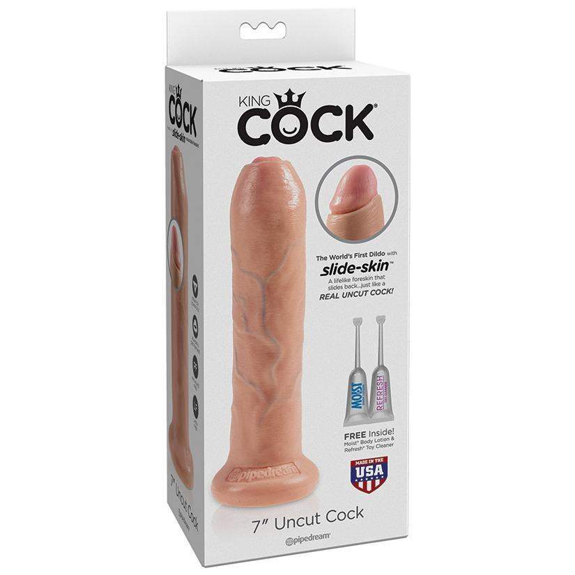 King Cock Uncut in Light 7 Inch