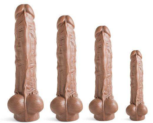 LAMPWICK REALISTIC DILDO - FOUR SIZES | MrHankeysToys - The Dildo Hub