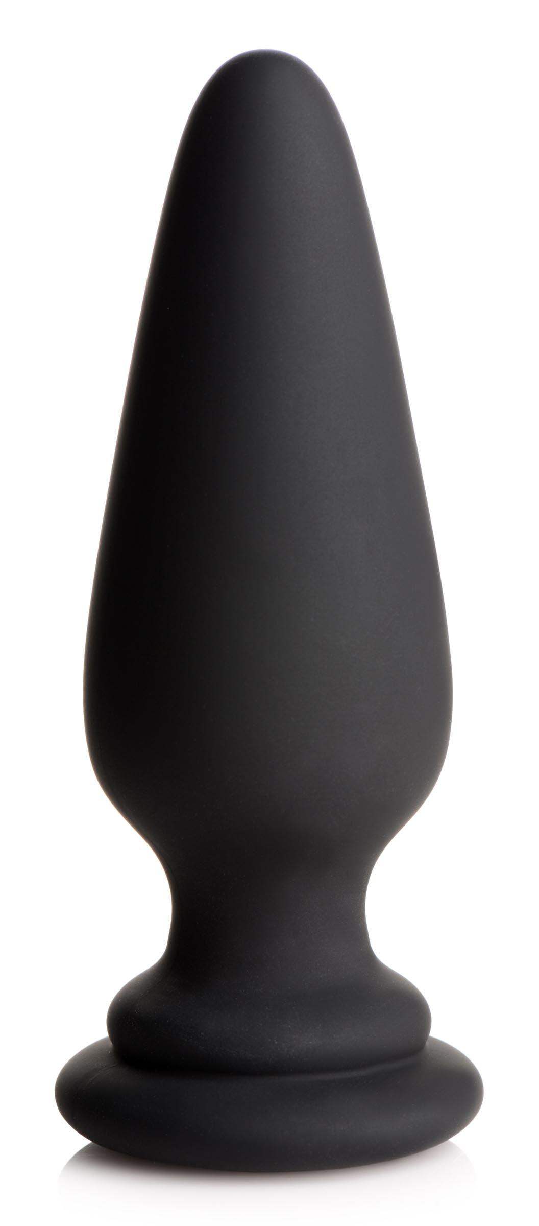 Anal Plug with Interchangeable Fox Tail in White Large