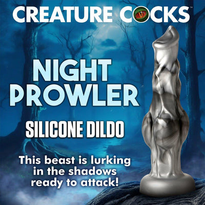 🔥 Night Prowler - 3 SIZES | Dog Dildo - Wolf Dildo - Knot Dildo - The Dildo Hub