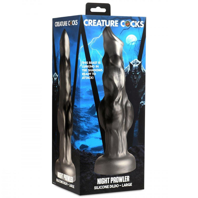 🔥 Night Prowler - 3 SIZES | Dog Dildo - Wolf Dildo - Knot Dildo - The Dildo Hub