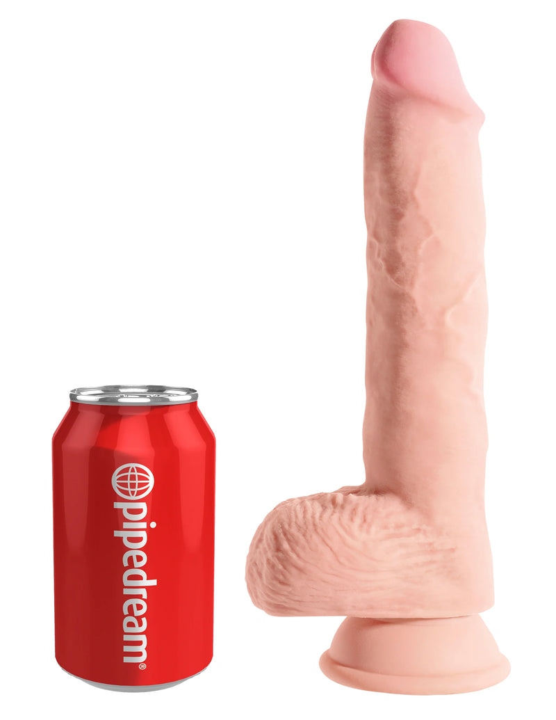 10 Inch King Cock | Triple Density Fat Cock with Balls