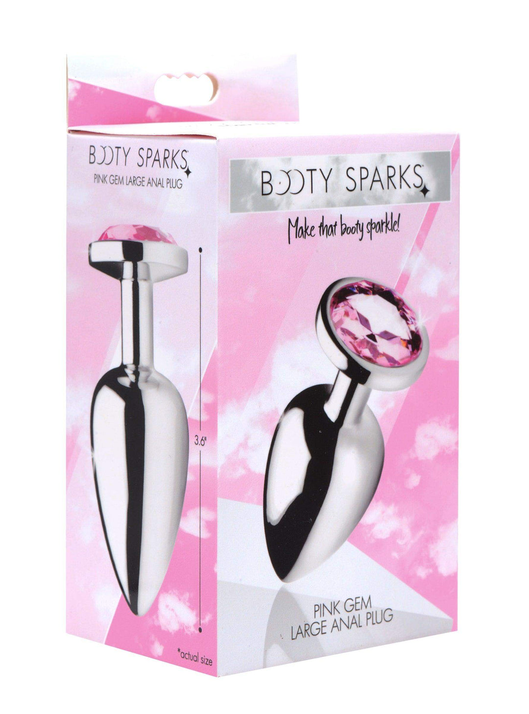 Gem Anal Plug in Pink Large