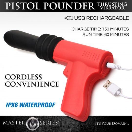 Pistola Pounder | Thrusting Vibrator - Fucking Machine - The Dildo Hub