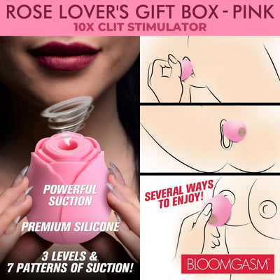 The Rose Lover's Gift Box 10X Clit Suction Rose - Valentine's Gift - Red | Pink | Swirl