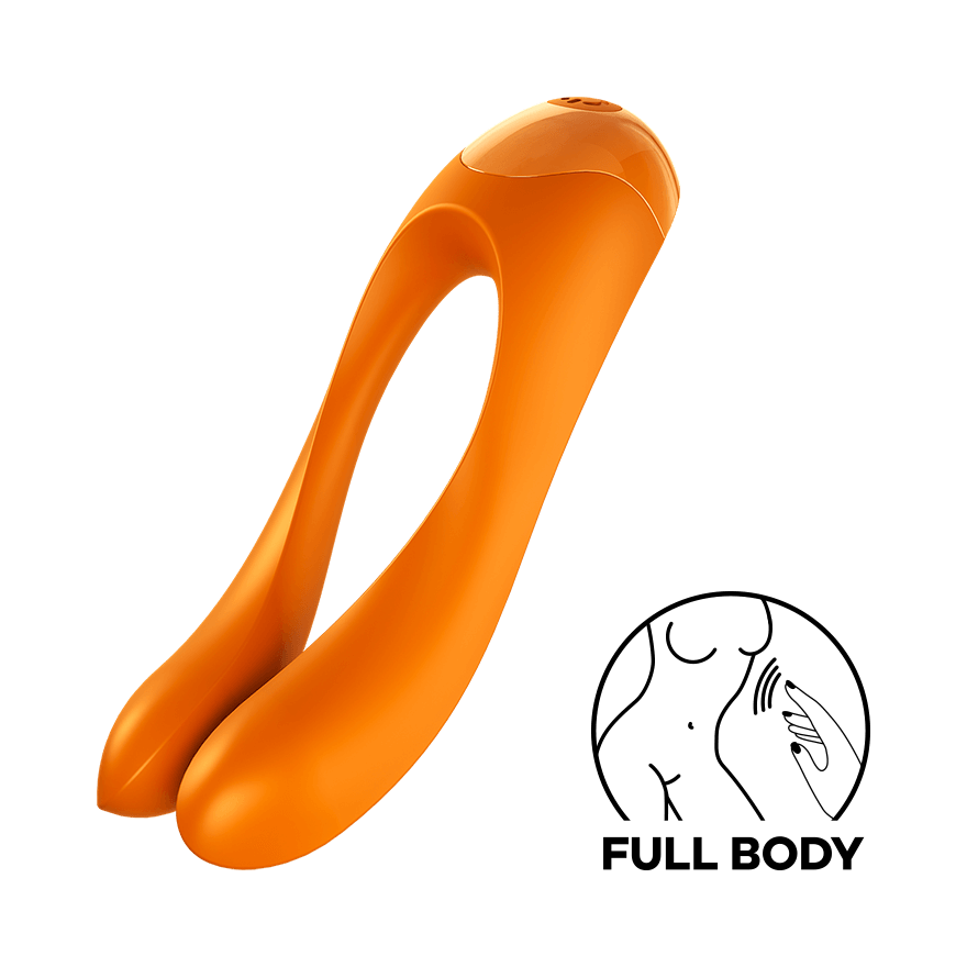 Satisfyer Candy Cane Dual-Motor Finger Vibrator