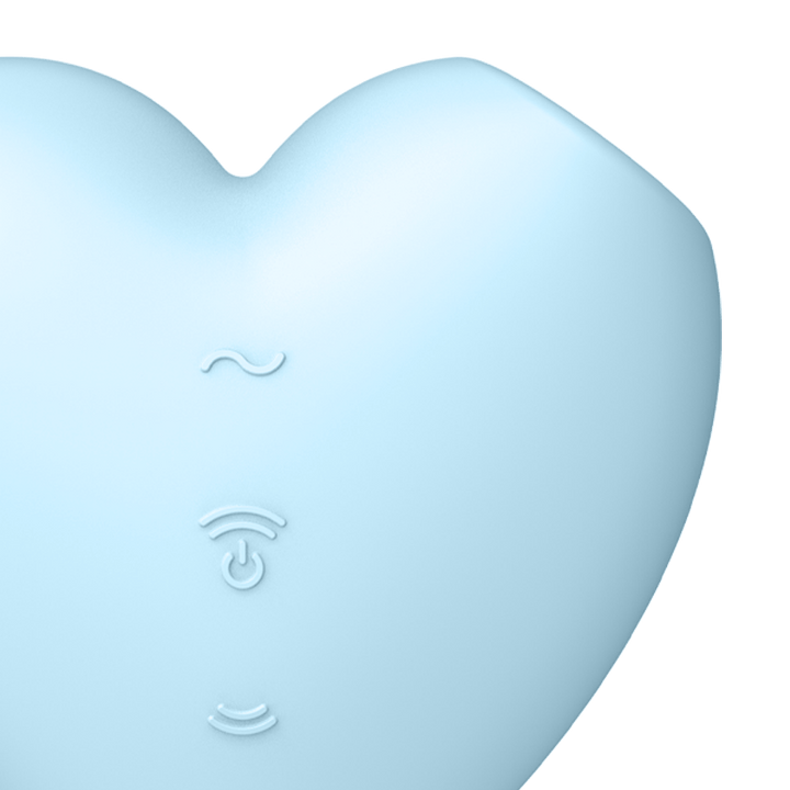 Satisfyer Cutie Heart Air Pulse Clitoral Vibrator in Blue
