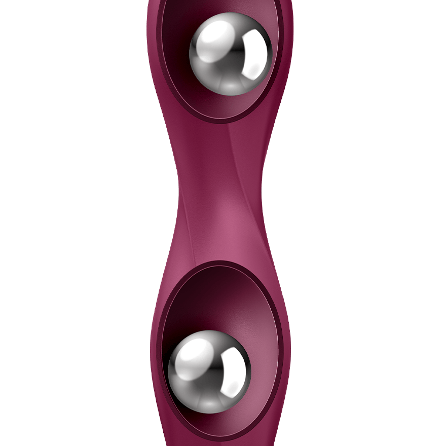 Satisfyer Double Ball-R Weighted Silicone Dildo