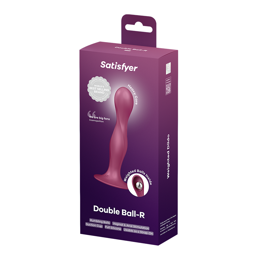 Satisfyer Double Ball-R Weighted Silicone Dildo