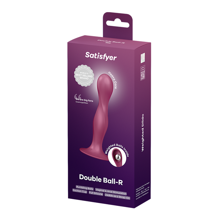 Satisfyer Double Ball-R Weighted Silicone Dildo