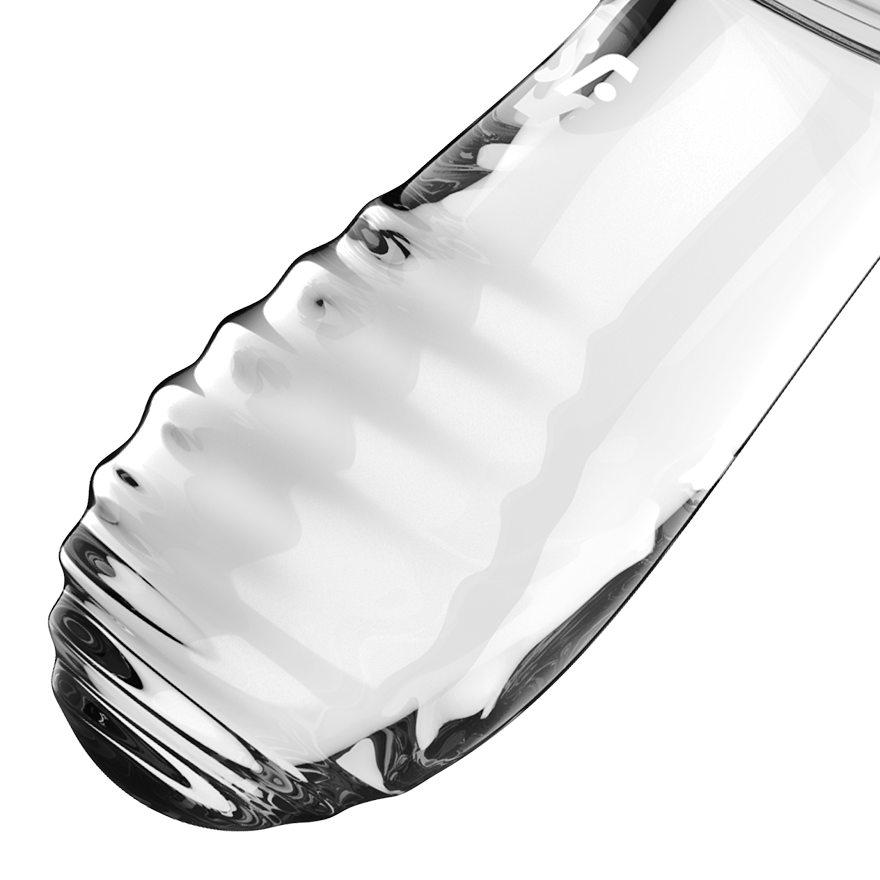 Satisfyer Double Crystal Double-Ended Glass Dildo in Transparent