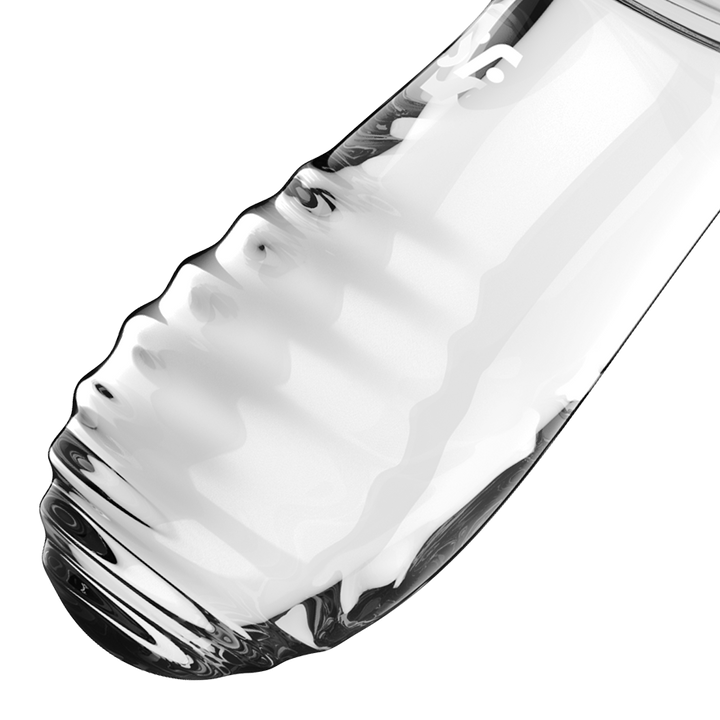 Satisfyer Double Crystal Double-Ended Glass Dildo in Transparent