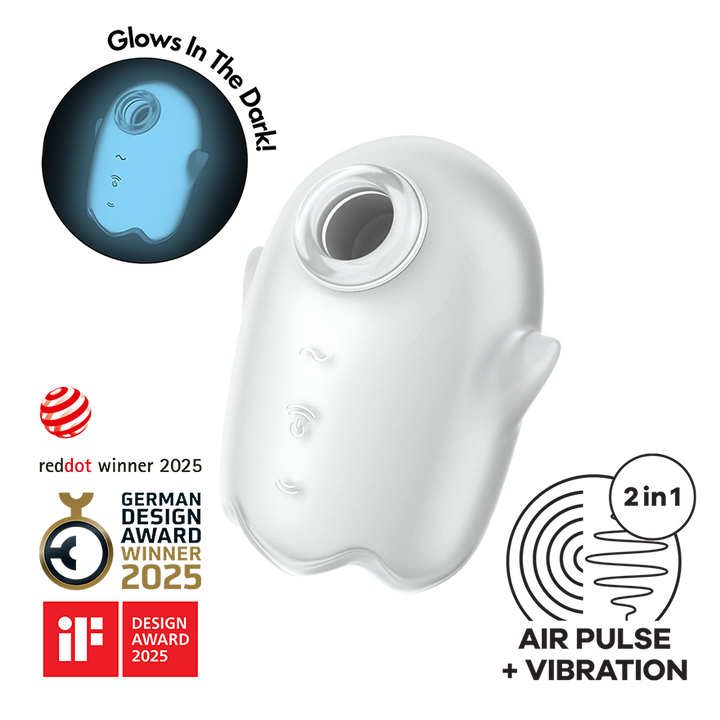 Satisfyer Glowing Ghost Glow-in-the-Dark Air Pulse Vibrator