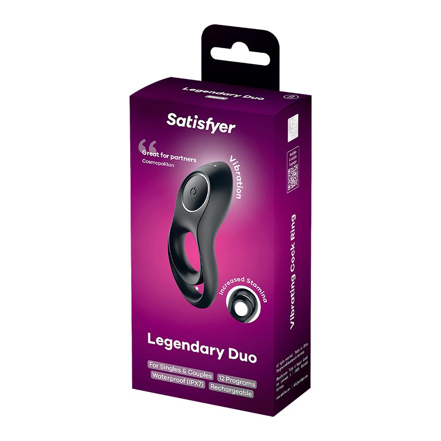 Satisfyer Legendary Duo Vibrating Cock and Ball Ring