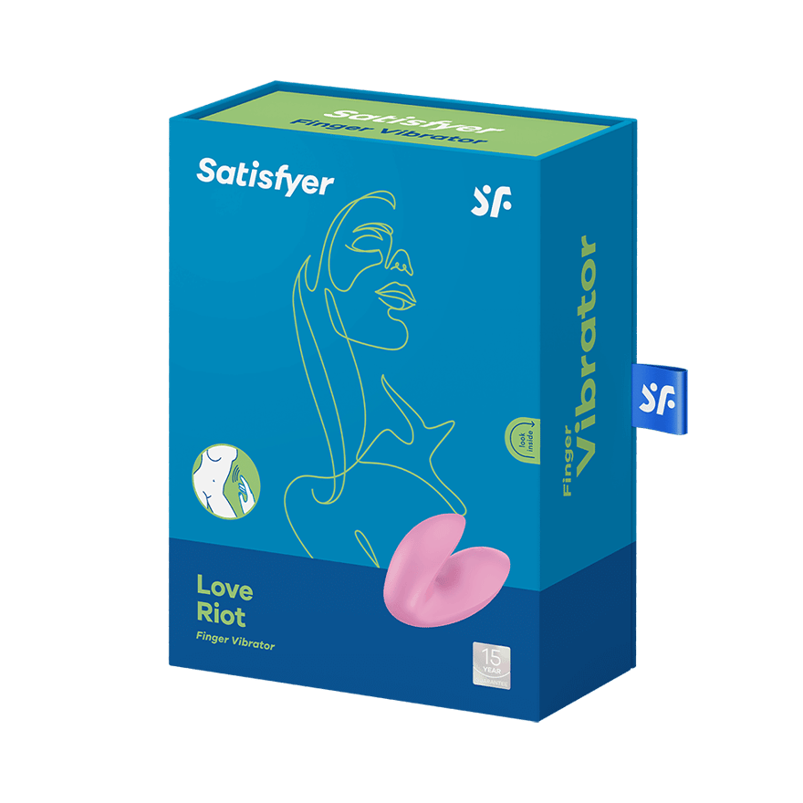 Satisfyer Love Riot Finger Vibrator in Pink