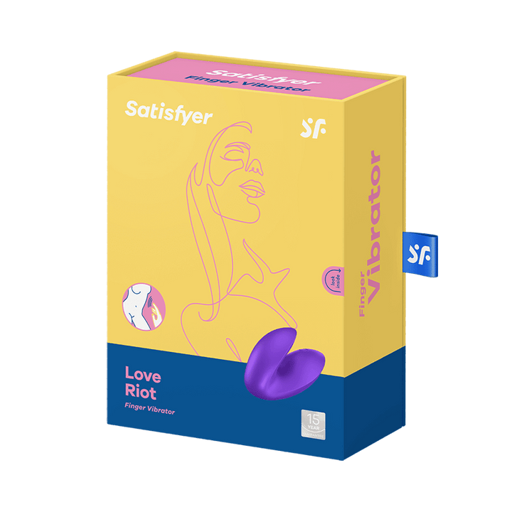 Satisfyer Love Riot Finger Vibrator in Purple