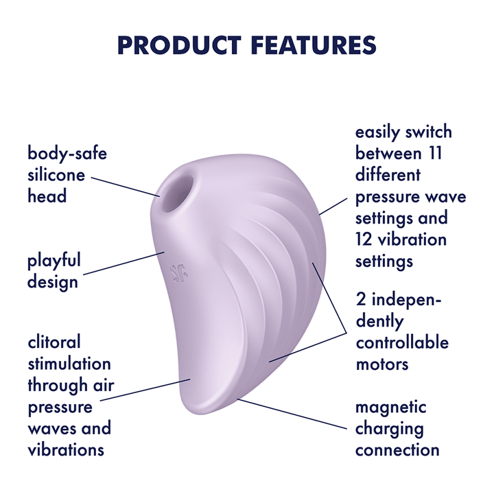 Satisfyer Pearl Diver Air Pulse Clitoral Vibrator