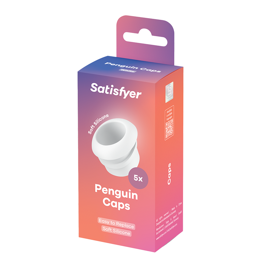 Satisfyer Penguin Climax Tips, Replacement Caps (5 Pack)