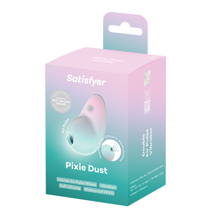 Satisfyer Pixie Dust Double Air Pulse Clitoral Vibrator