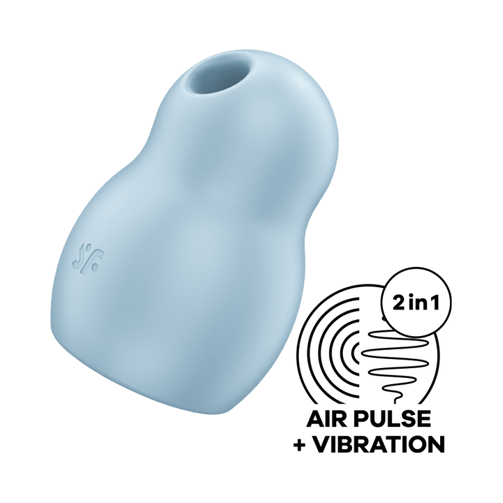 Satisfyer Pro To Go 1 Air Pulse Clitoral Vibrator in Blue