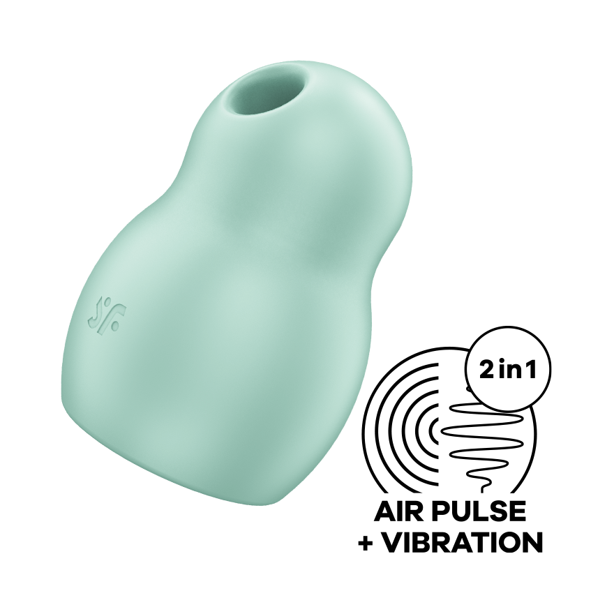 Satisfyer Pro To Go 1 Air Pulse Clitoral Vibrator in Mint