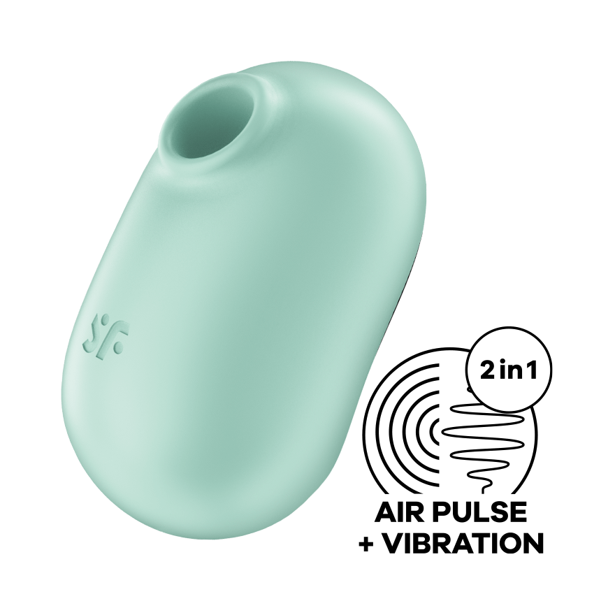 Satisfyer Pro To Go 2 Air Pulse Clitoral Vibrator in Mint